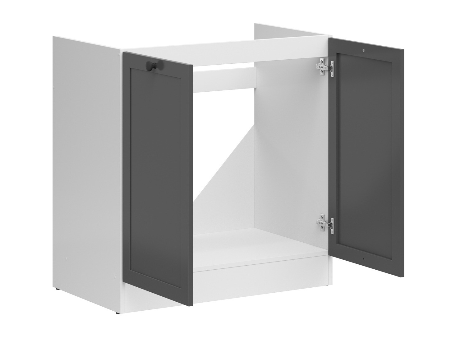 Modulopvaskeskab med låger Classic Grey 115