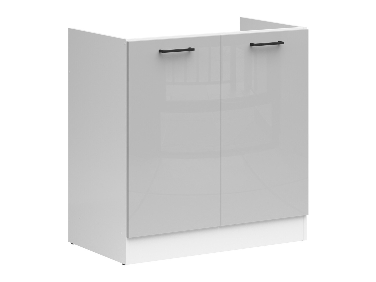 Modulopvaskeskab med låger Line Grey 115