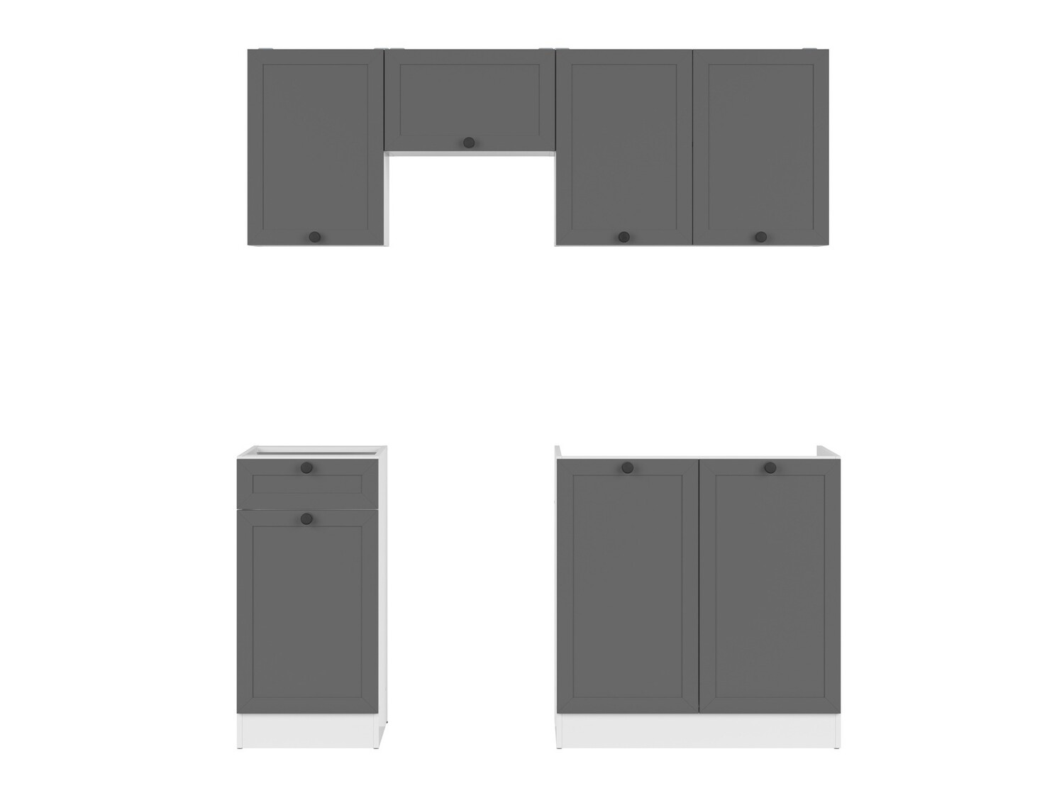 Modulkøkkensæt Classic Grey 117