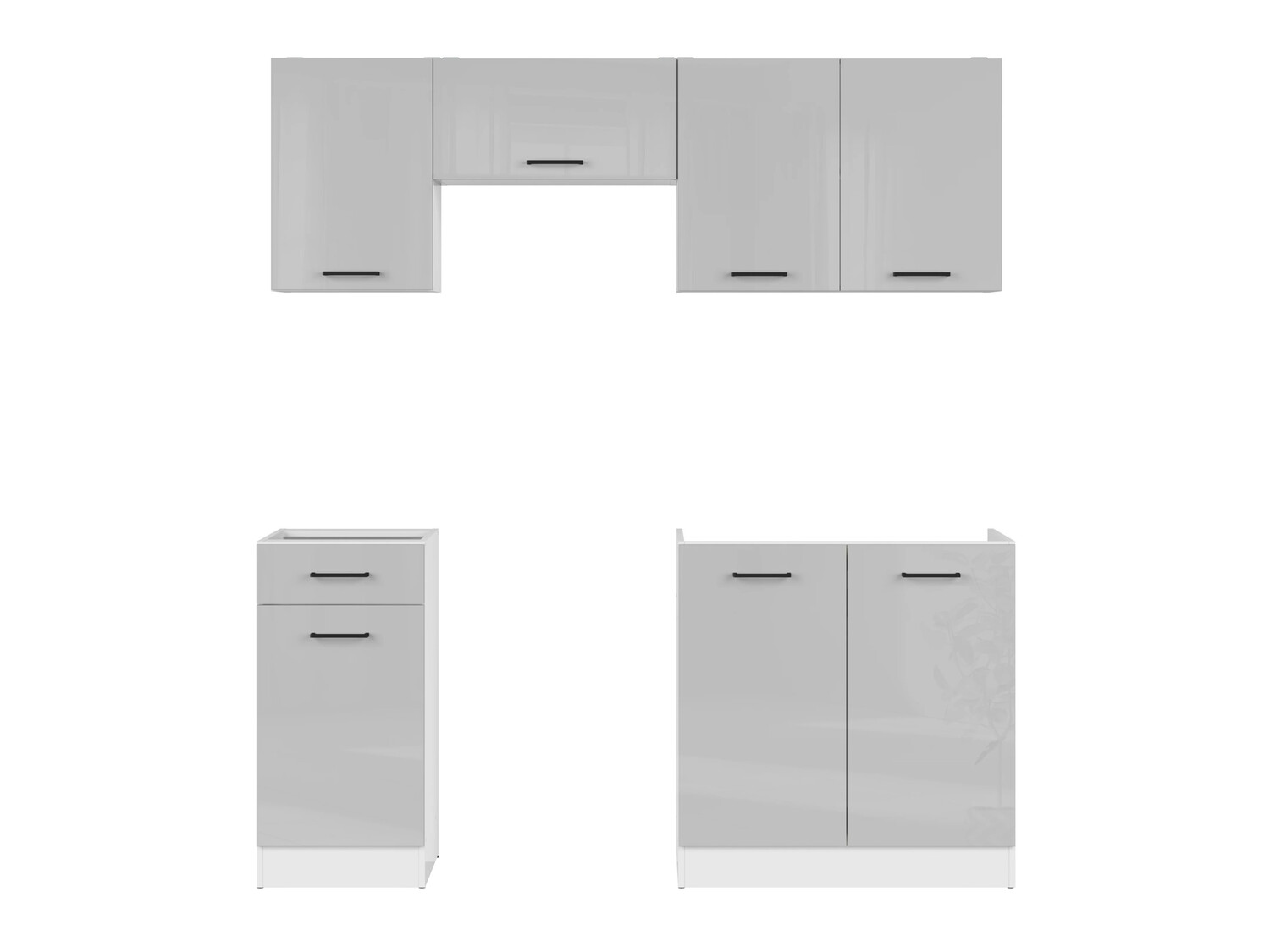 Modulkøkkensæt Line Grey 118