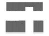 Modulopbygget køkkensæt Classic Grey 119