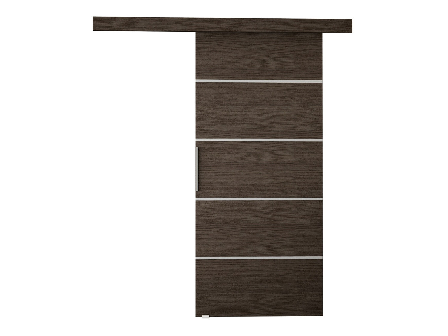 Skydedør Closico 176 (Brun)