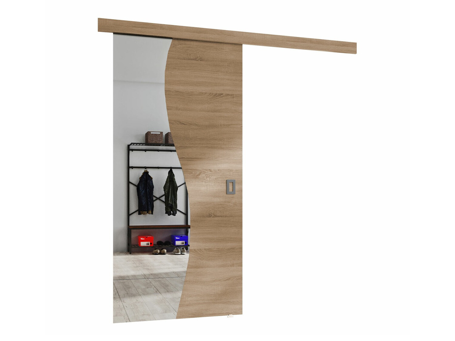 Skydedør Dover 150 (Sonoma eg)