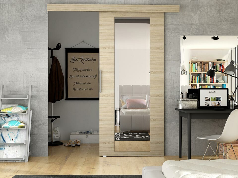 Skydedør Closico Fundus IV (Sonoma eg)