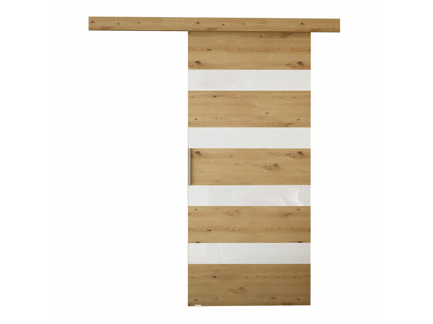 Skydedør Closico Fundus V (Artisan eg + Hvid)