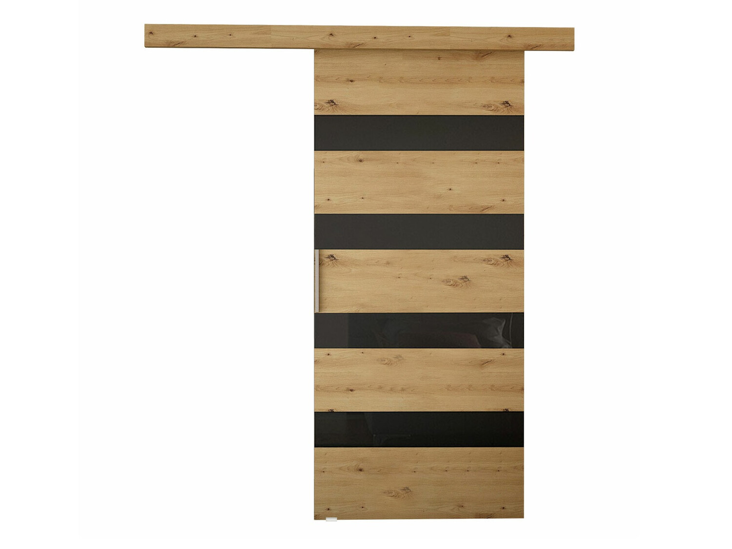 Skydedør Closico Fundus V (Artisan eg + Sort)