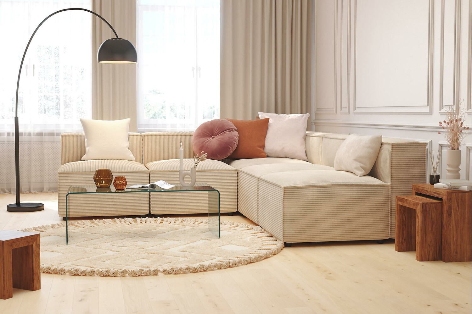 Modulhjørnesofa Torbalo 105 (Lincoln 03)