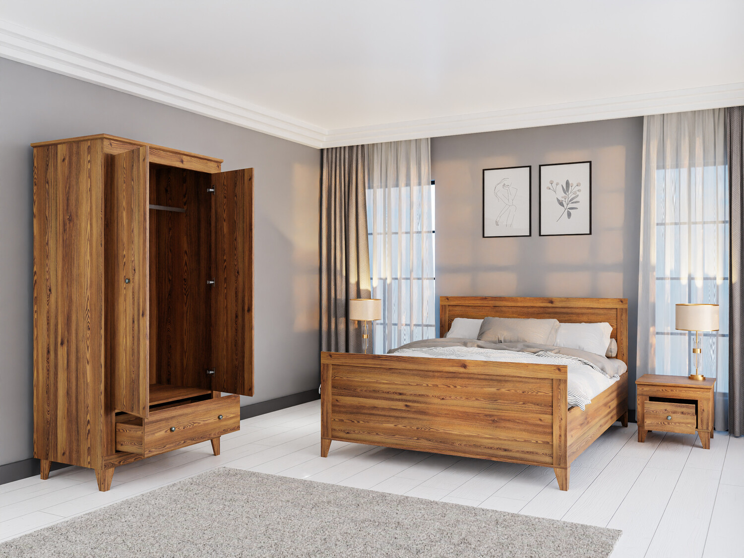 Soveværelsessæt Lirmora 126