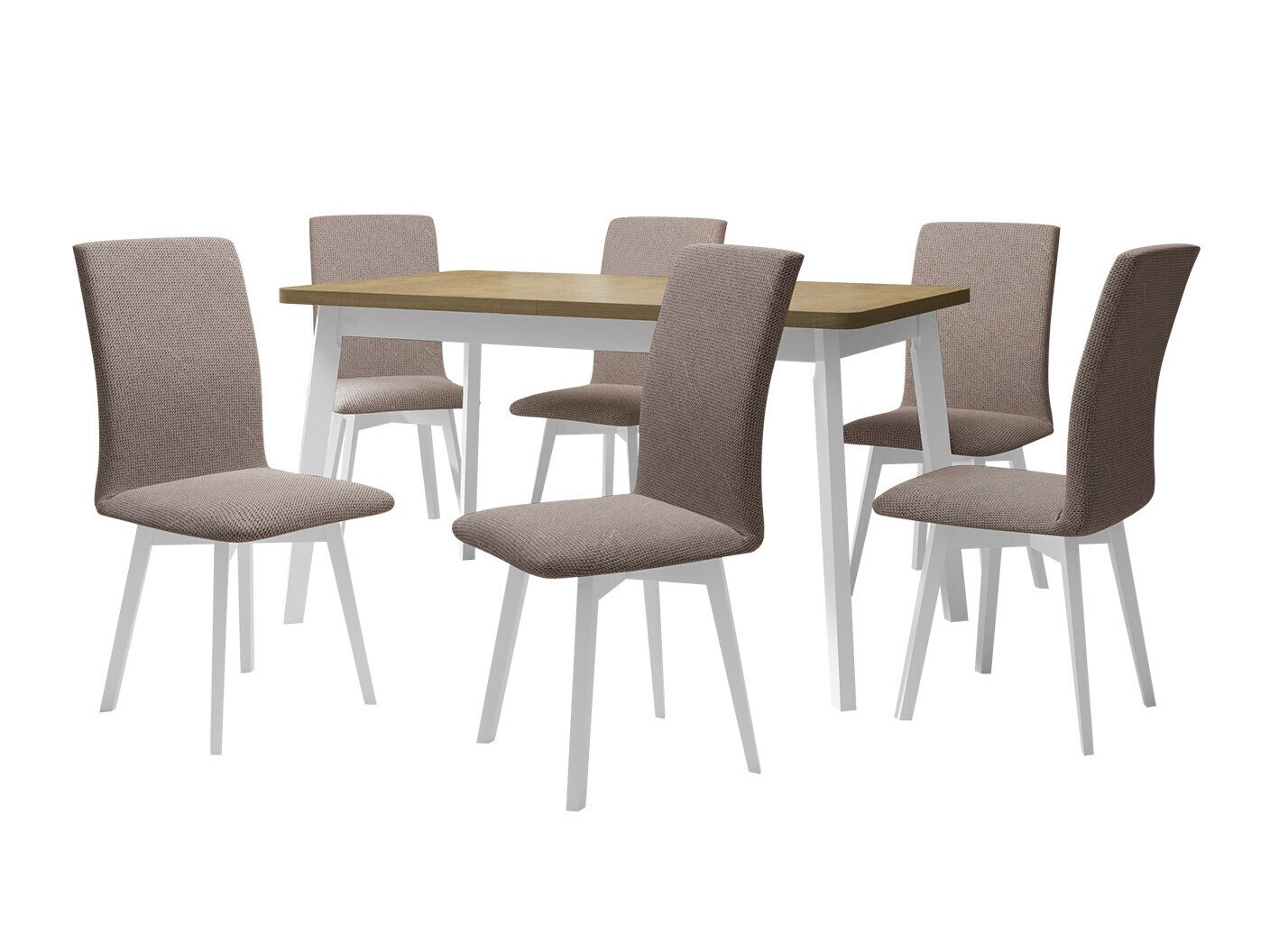 Spisestuesæt Victorville 325 (Hvid)