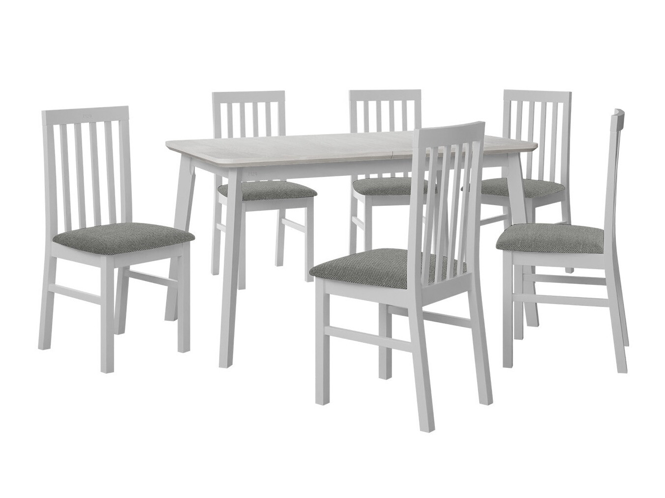 Spisestuesæt Victorville 267 (Hvid)