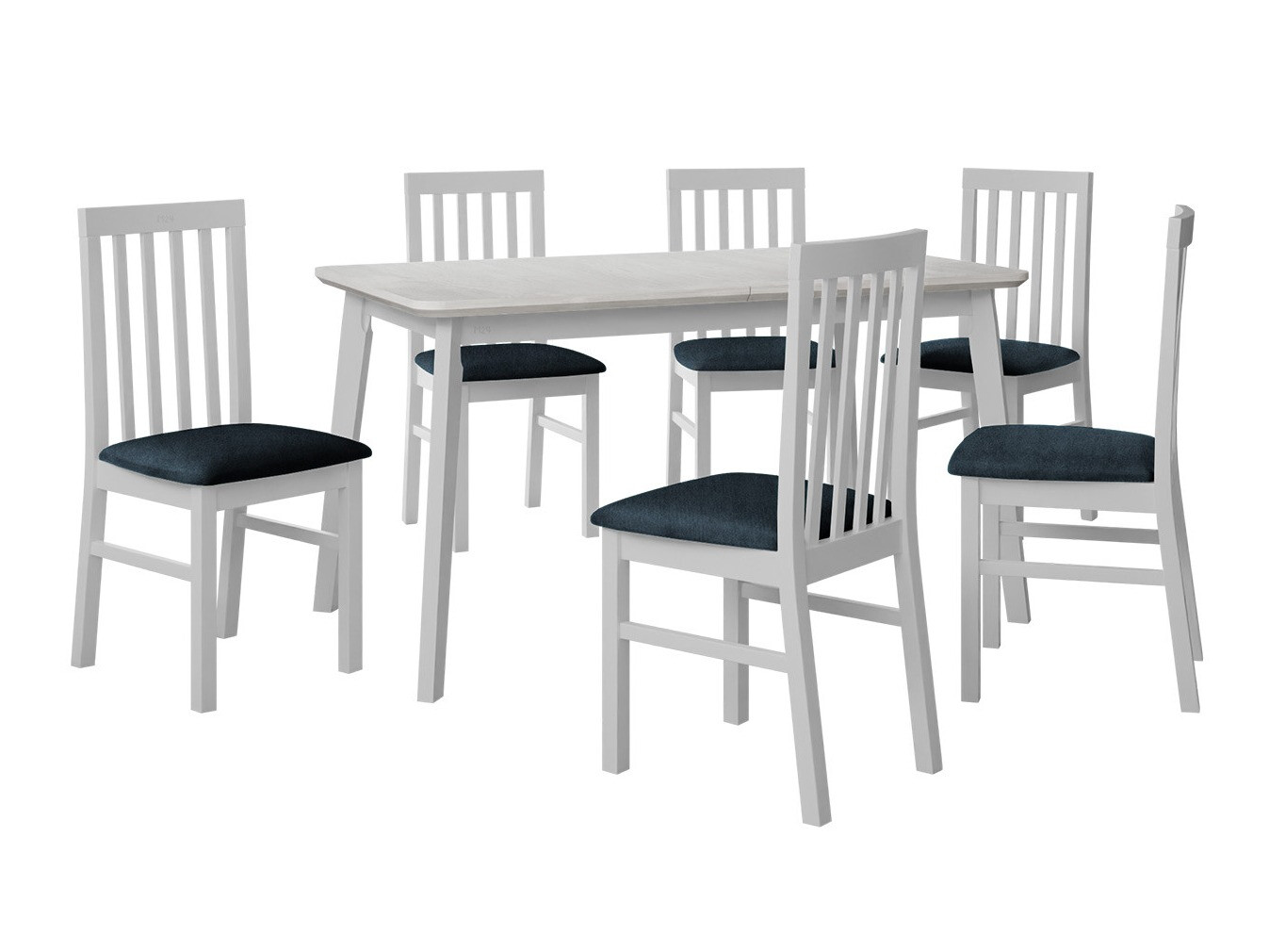 Spisestuesæt Victorville 267 (Hvid)