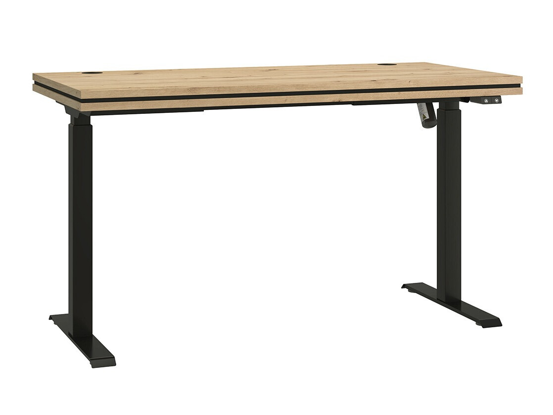 Hæve-sænkebord Tucson 170 (Artisan eg + Mat sort)