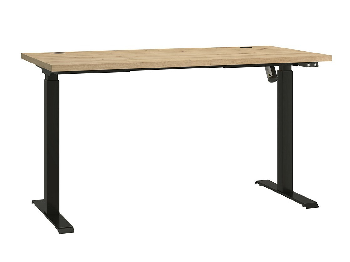 Hæve-sænkebord Tucson 171 (Artisan eg + Mat sort)