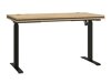 Højdejusterbart arbejdsbord Tucson 170 (Artisan eg + Mat sort)