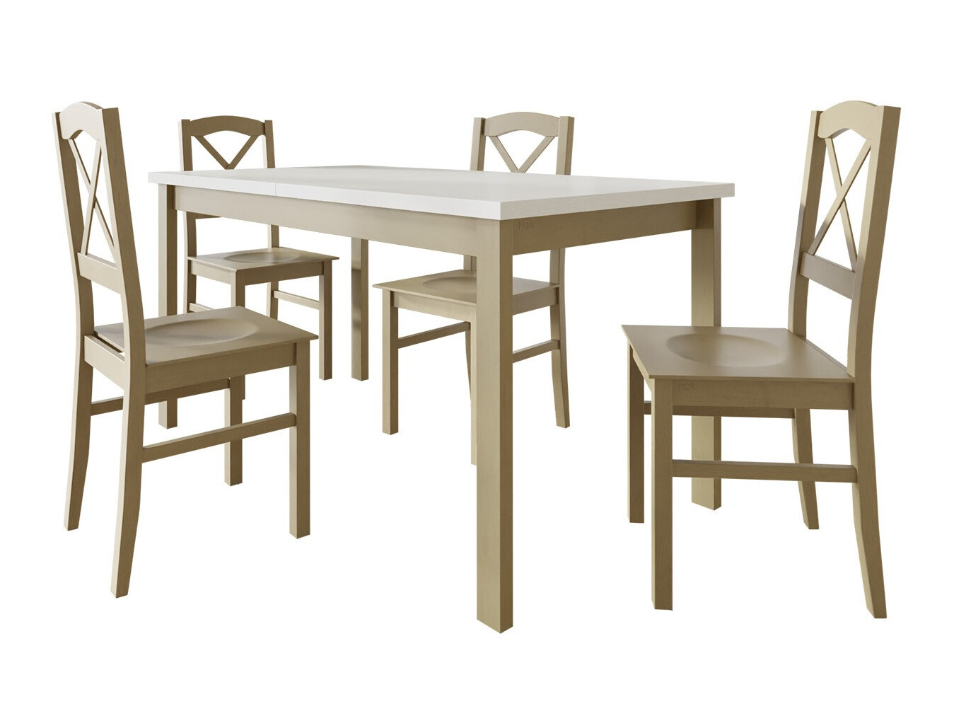 Spisestuesæt Victorville 286 (Sonoma eg + Hvid)