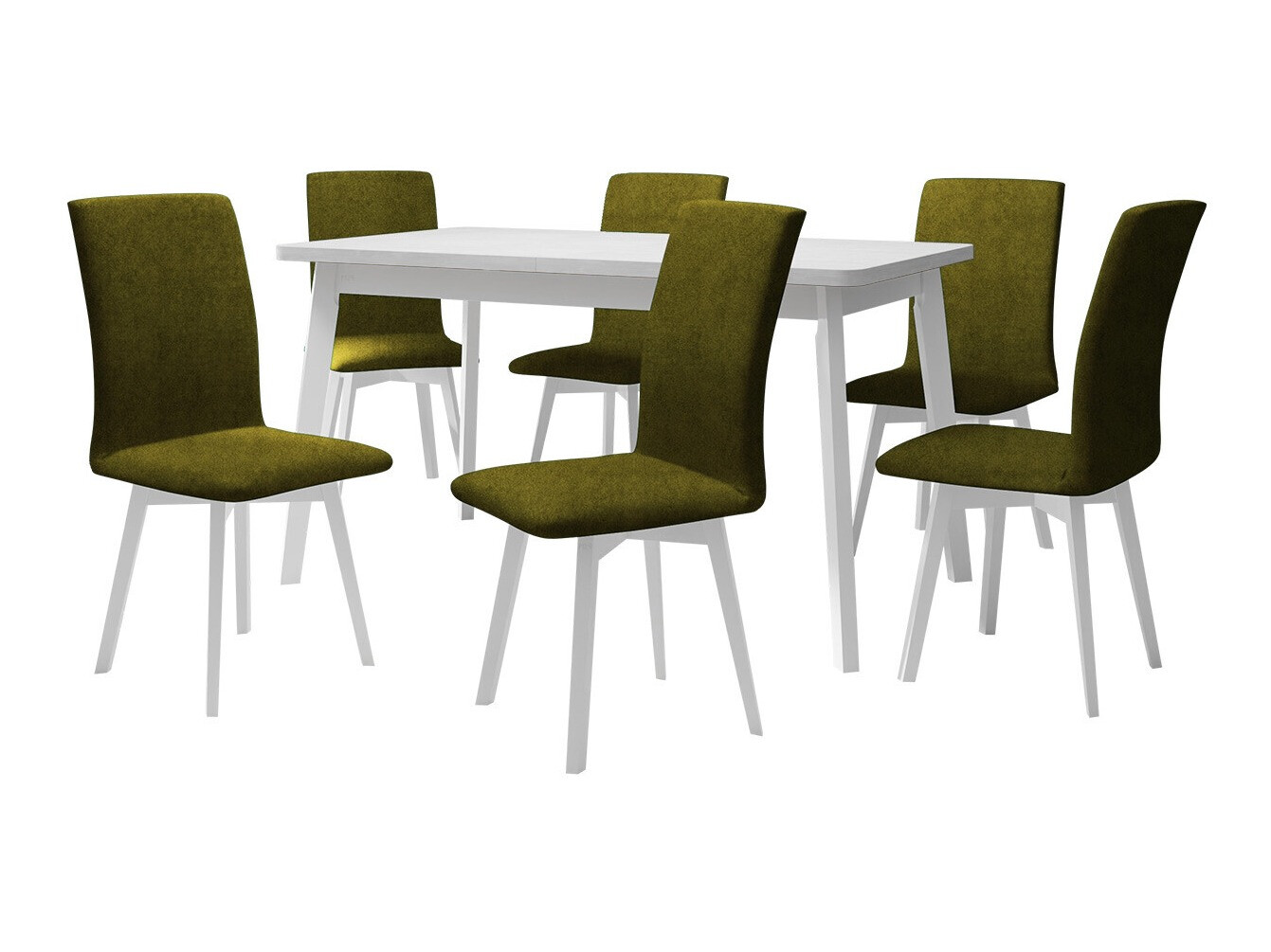 Spisestuesæt Victorville 335 (Hvid)