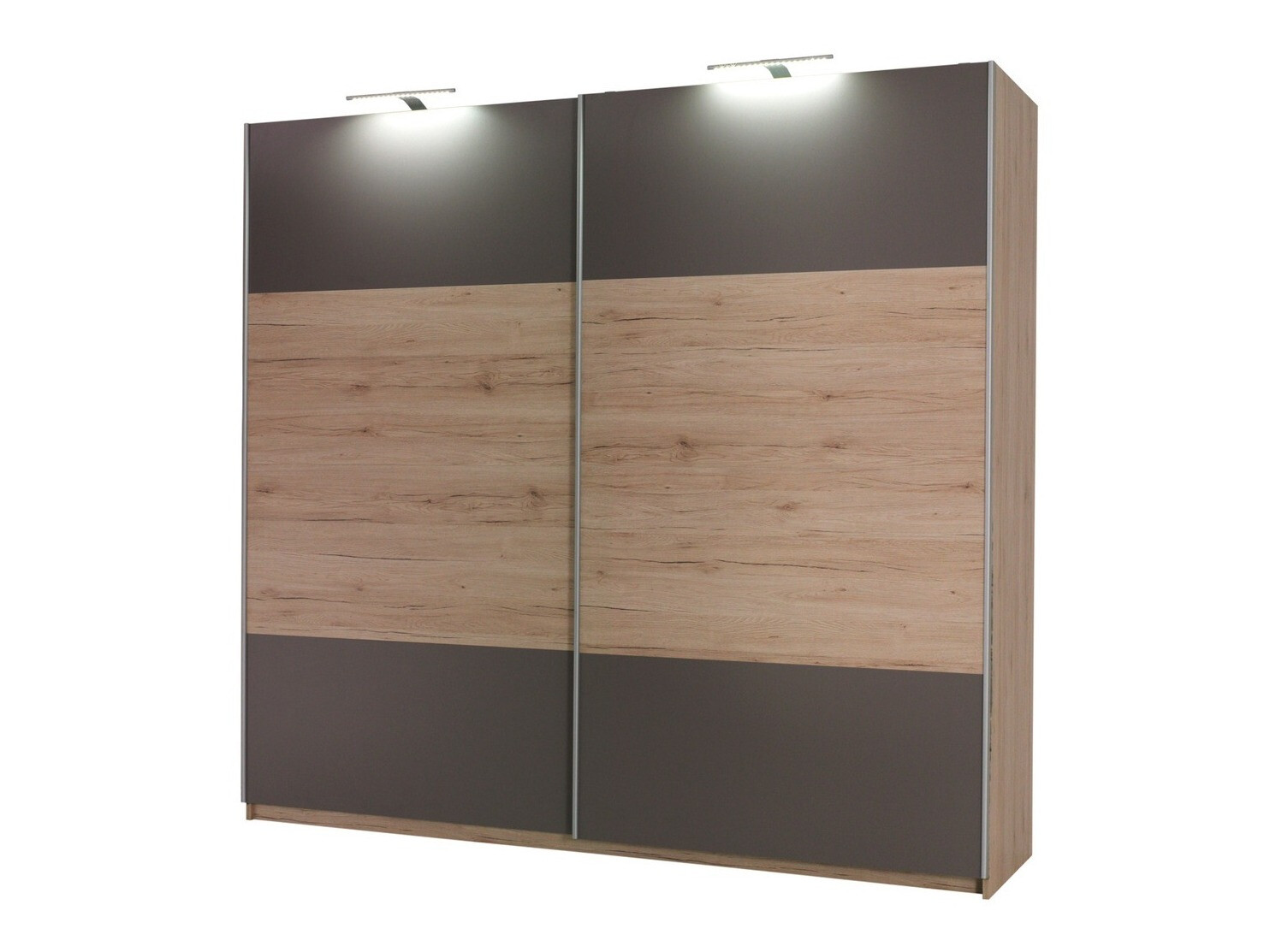 Soveværelses-sæt Murrieta 151 (San remo eg + Grå)