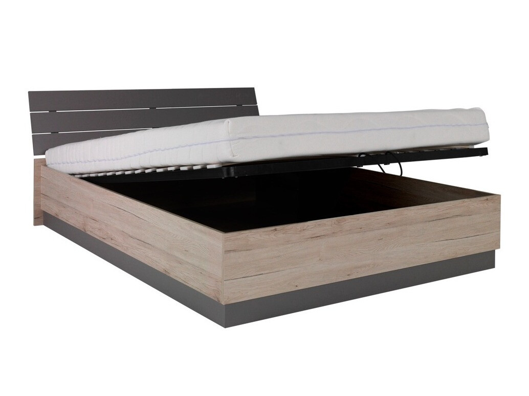 Soveværelsessæt Murrieta 151 (San remo eg + Grå)