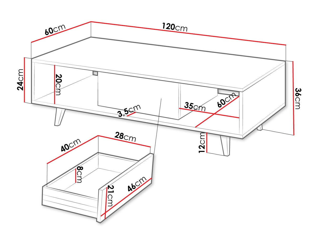Sofabord Comfivo Romtori