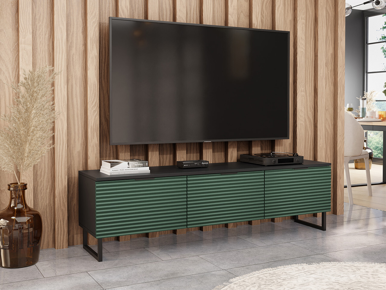 TV-bord Sarasota M102 (Grøn + Sort)