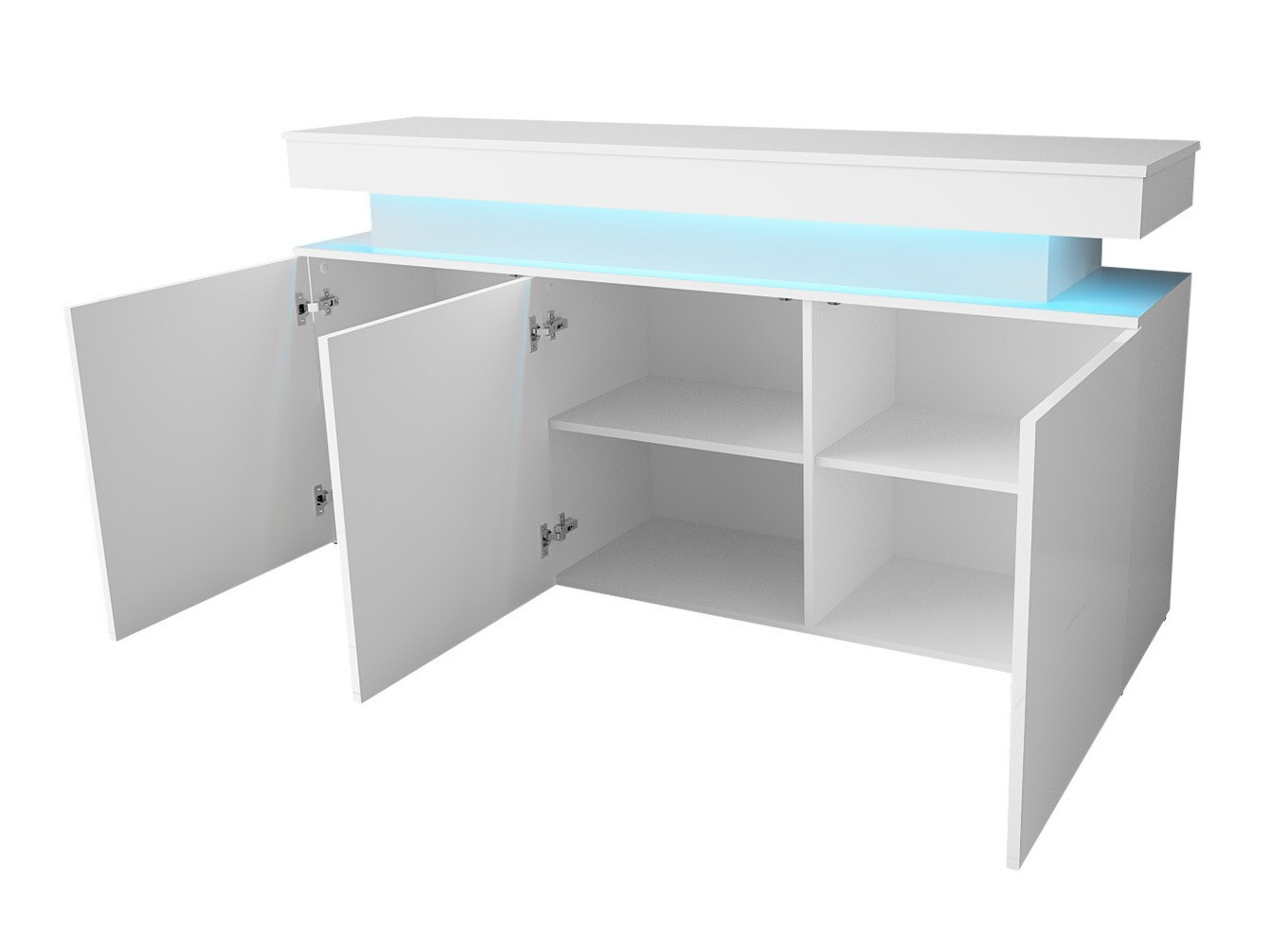 Stuemøbelsæt Monfero 106 (Sort + Blank sort)