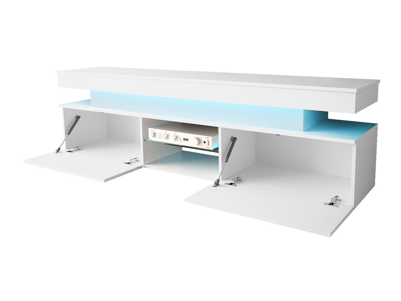 Stuemøbelsæt Monfero (Sort + Blank sort)