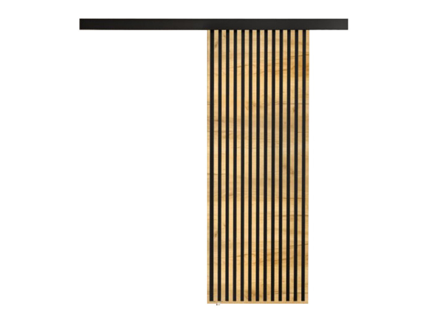 Skydedør Dover 201 (Craft gylden eg + Sort)