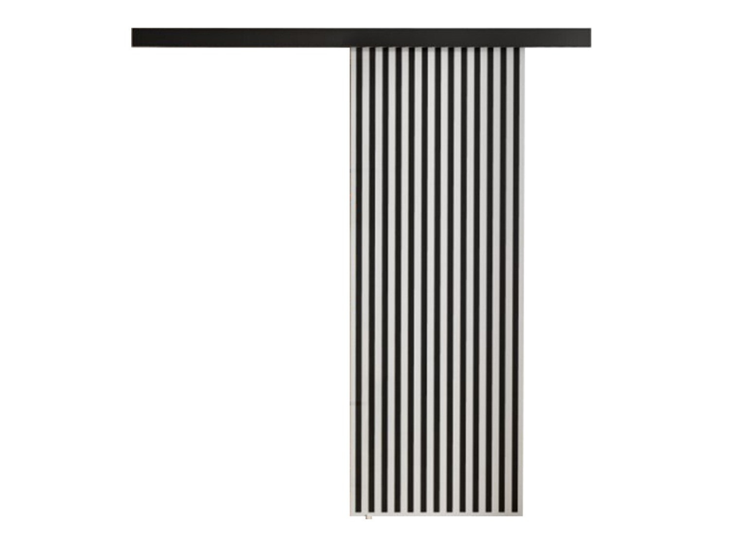 Skydedør Dover 201 (Hvid + Sort)