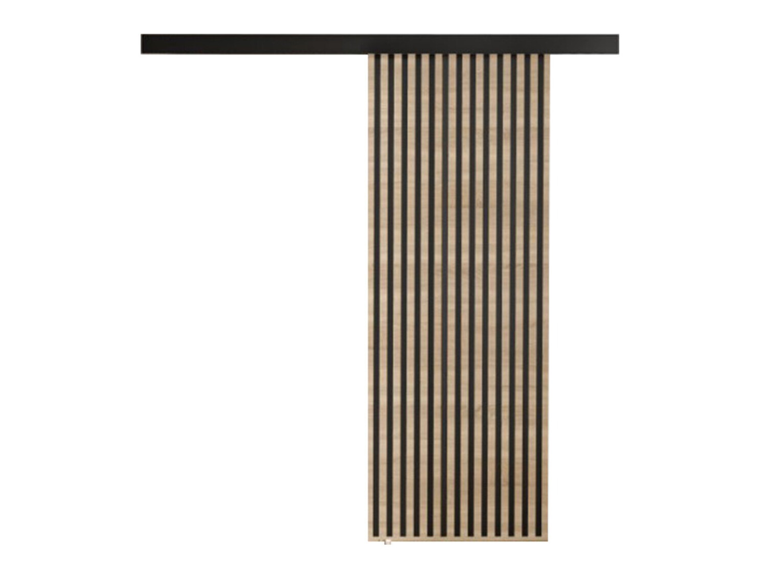 Skydedør Dover 201 (Sonoma eg + Sort)