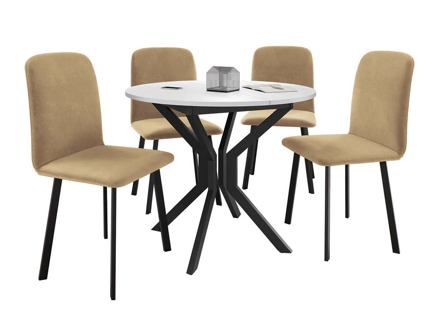 Spisestuesæt Edmond 118 (Amor Velvet 4302)