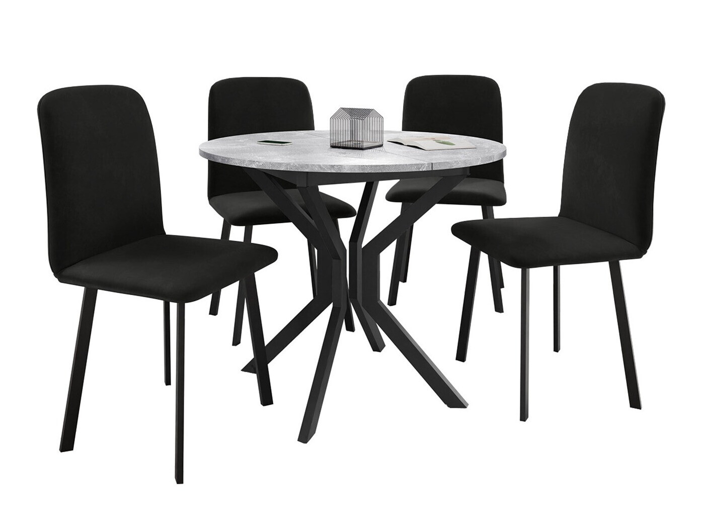 Spisestuesæt Edmond 118 (Amor Velvet 4322)