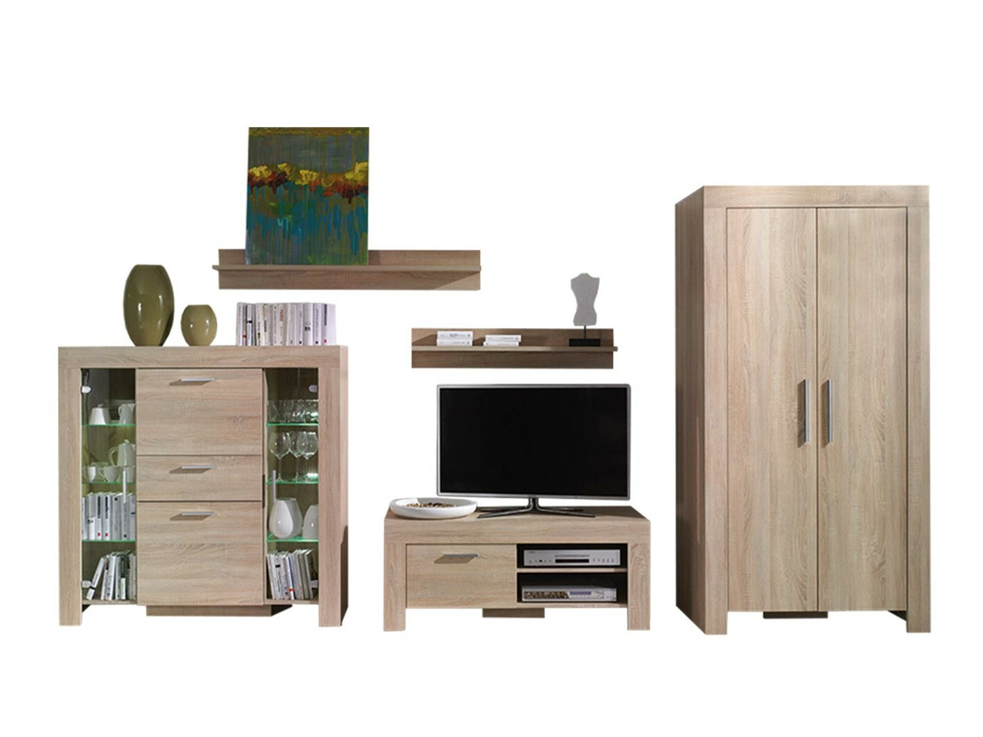 Stuemøbelsæt Melfeli 127 (Sonoma eg)