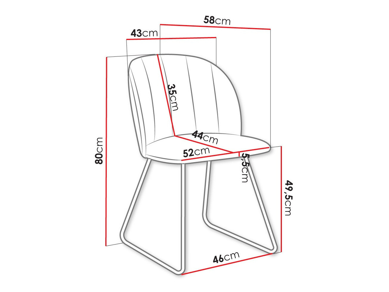 Stol Comfivo Passer I (Magic Velvet 2216)