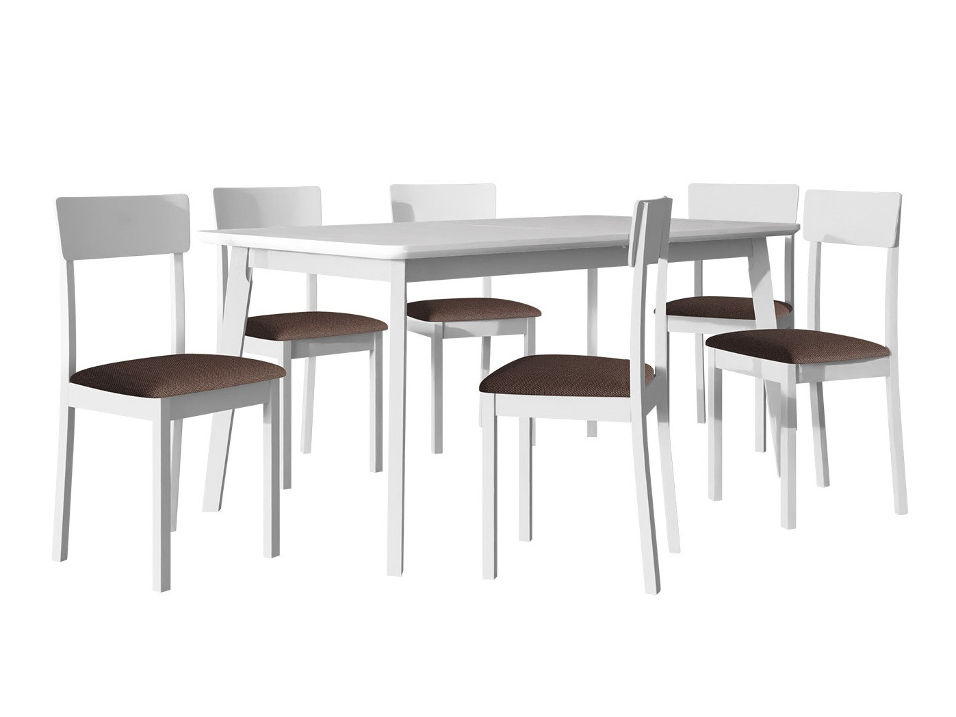 Spisestuesæt Victorville 350 (Hvid)