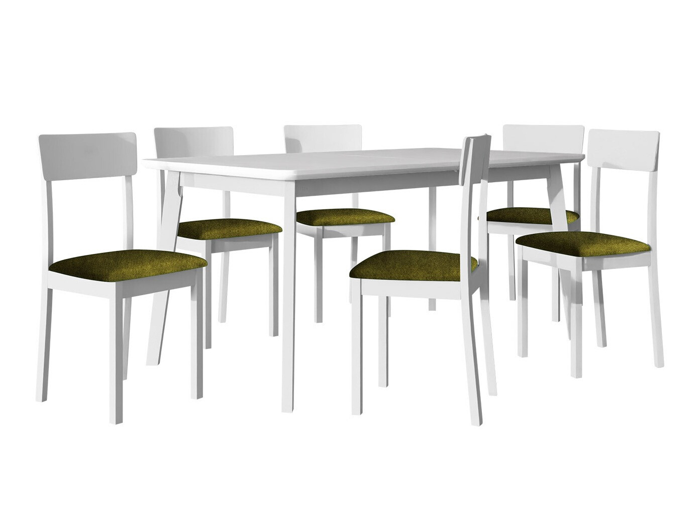 Spisestuesæt Victorville 350 (Hvid)