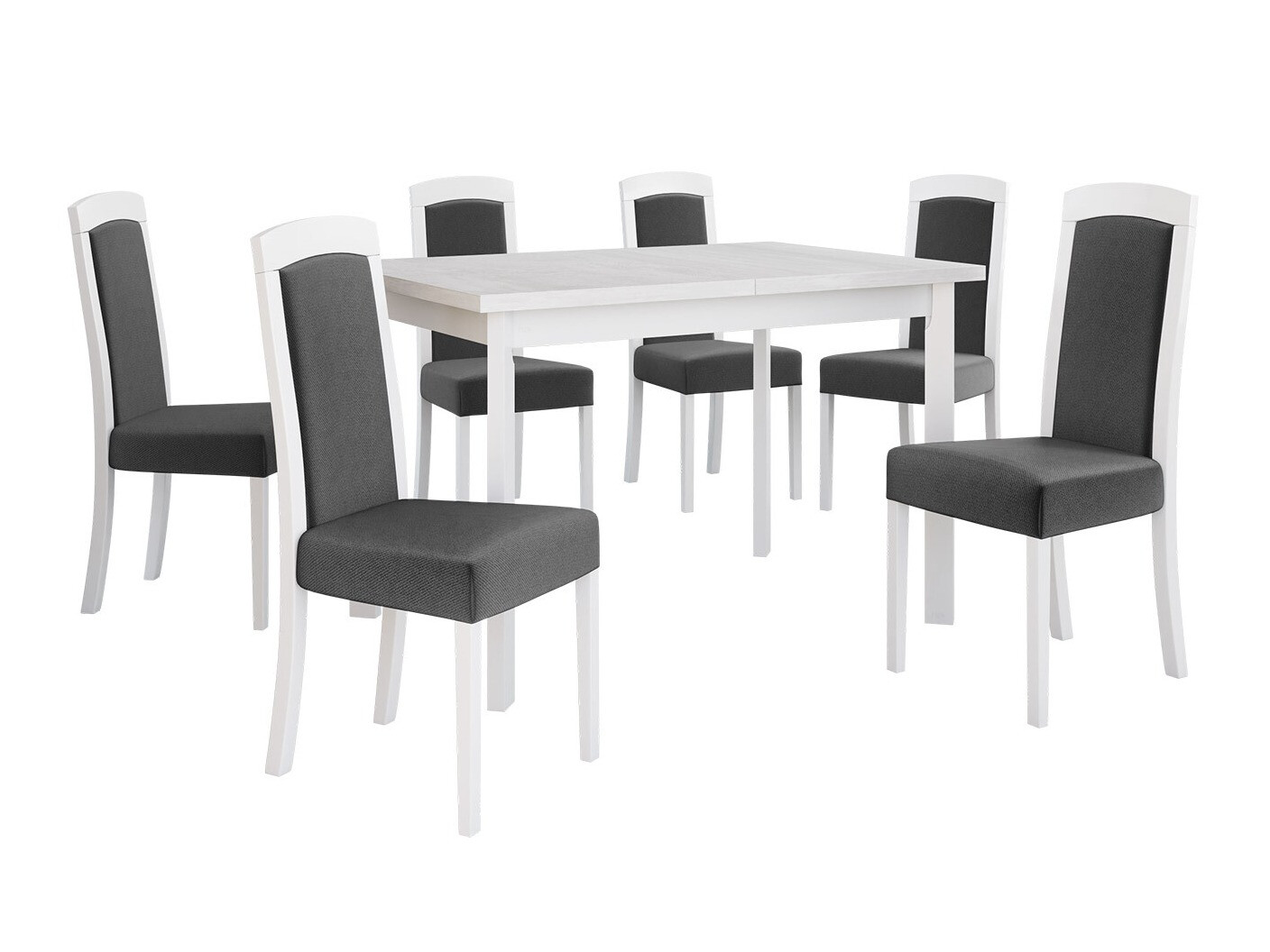 Spisestuesæt Victorville 351 (Hvid)