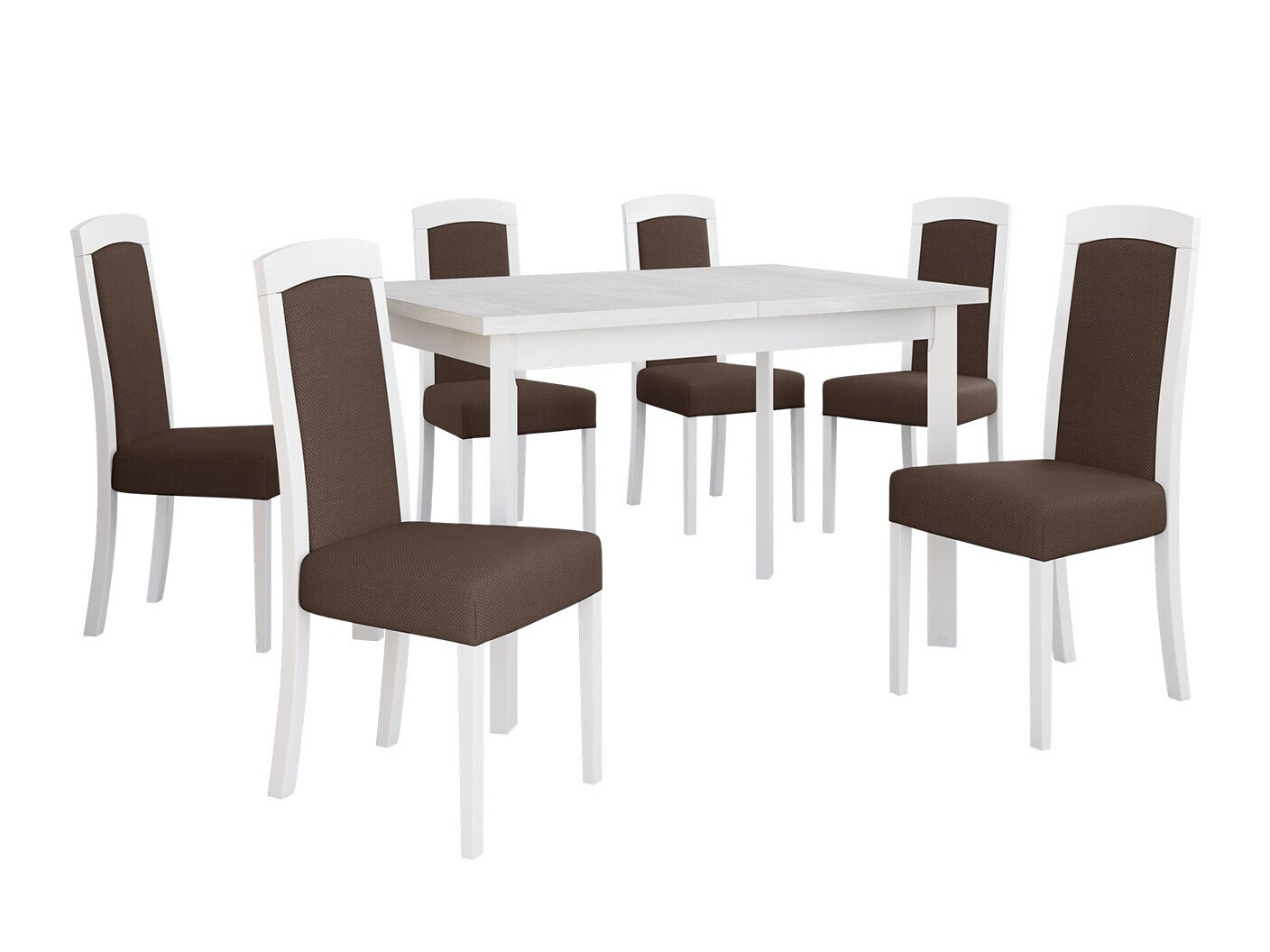 Spisestuesæt Victorville 351 (Hvid)