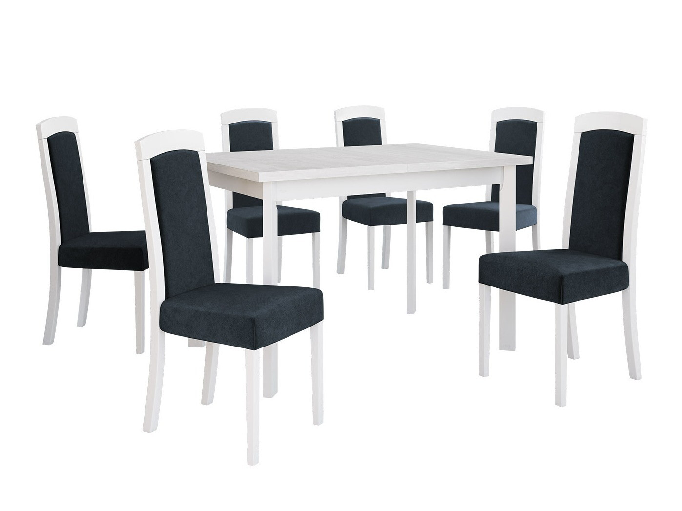 Spisestuesæt Victorville 351 (Hvid)