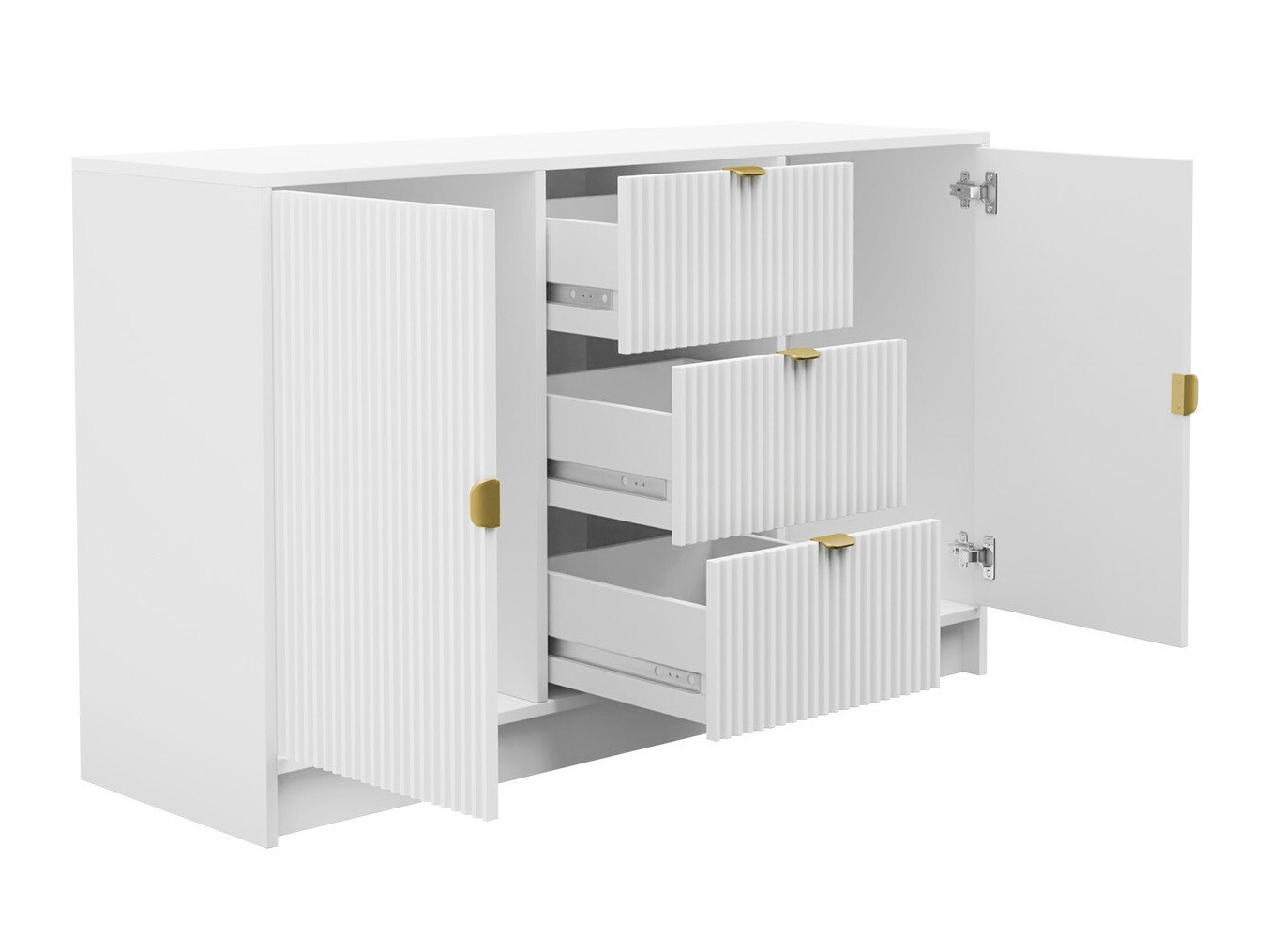 Stuemøbelsæt Comfivo Larmire 107 (Hvid)