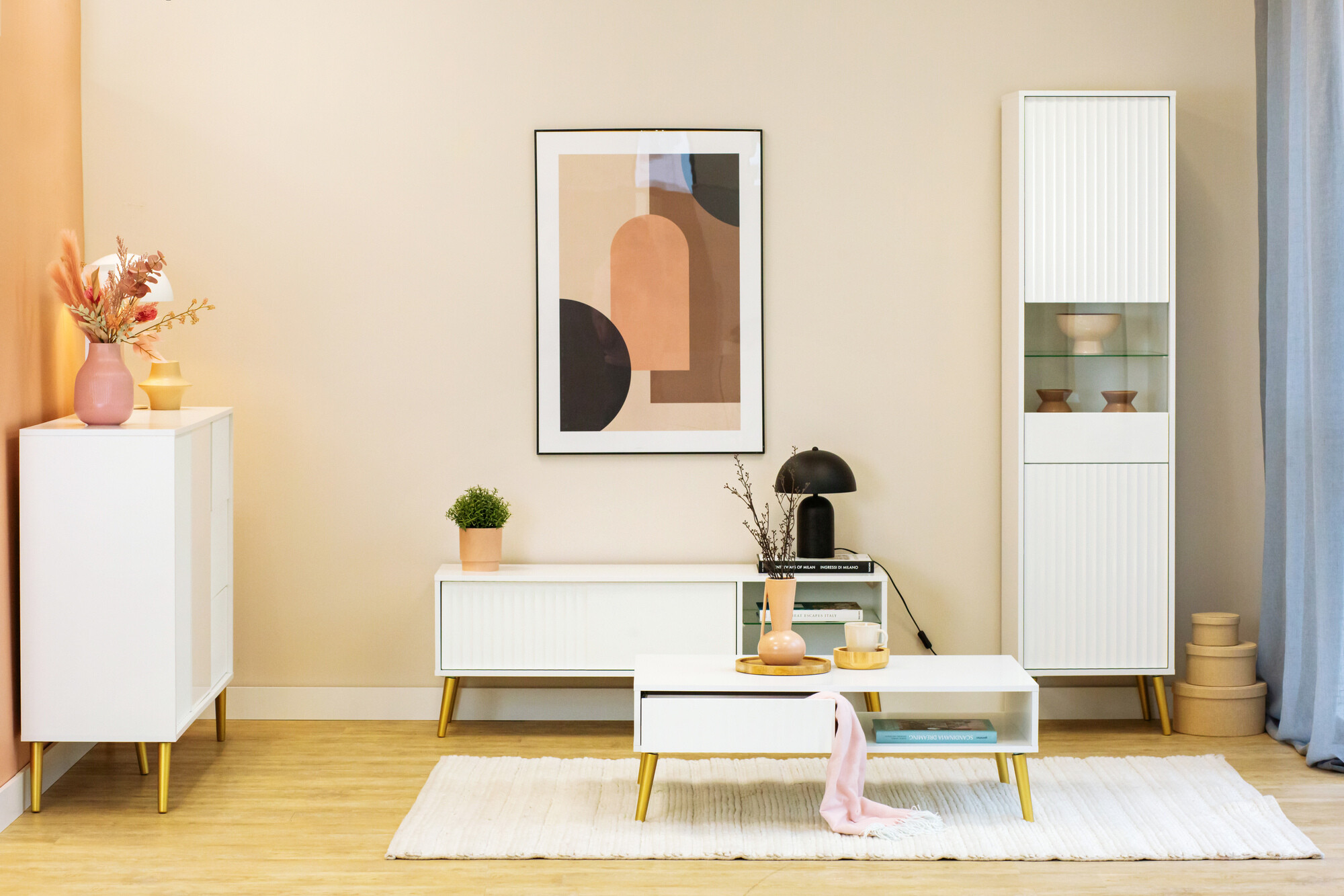 Reol Cirferi 107 (Hvid + Gylden)