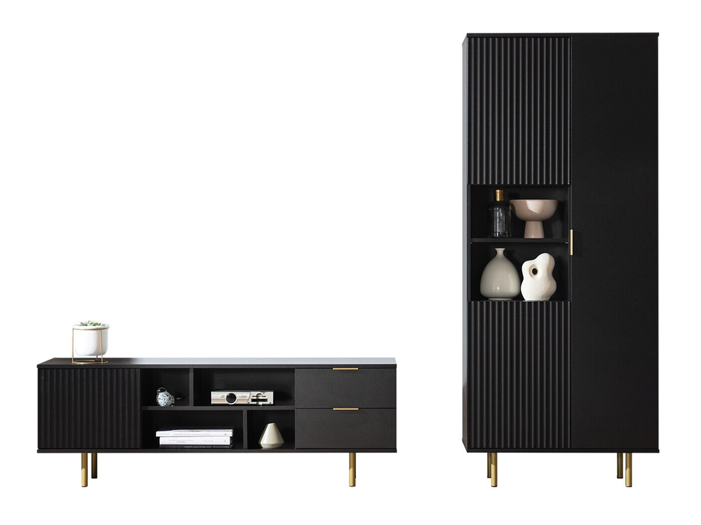 Stuemøbelsæt Virdomi 108 (Sort)