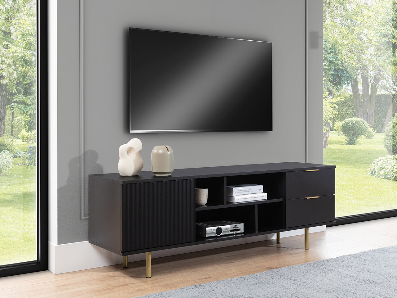 TV-bord Decus (Sort)