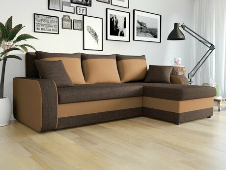 Hjørnesofa Comfivo 135 (Boss 06 + Blød 003)