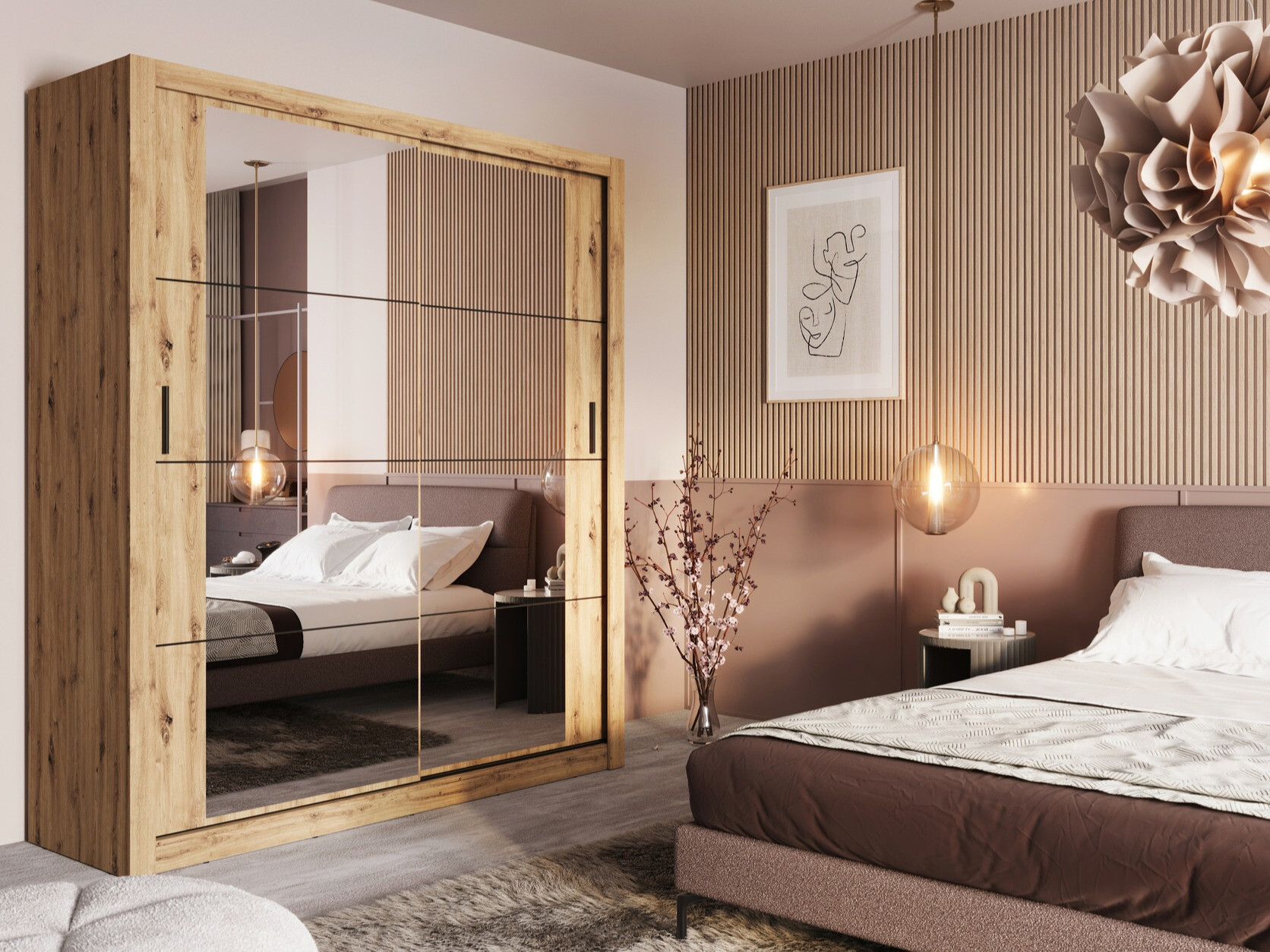 Garderobeskab Fresno 102 (Artisan eg)