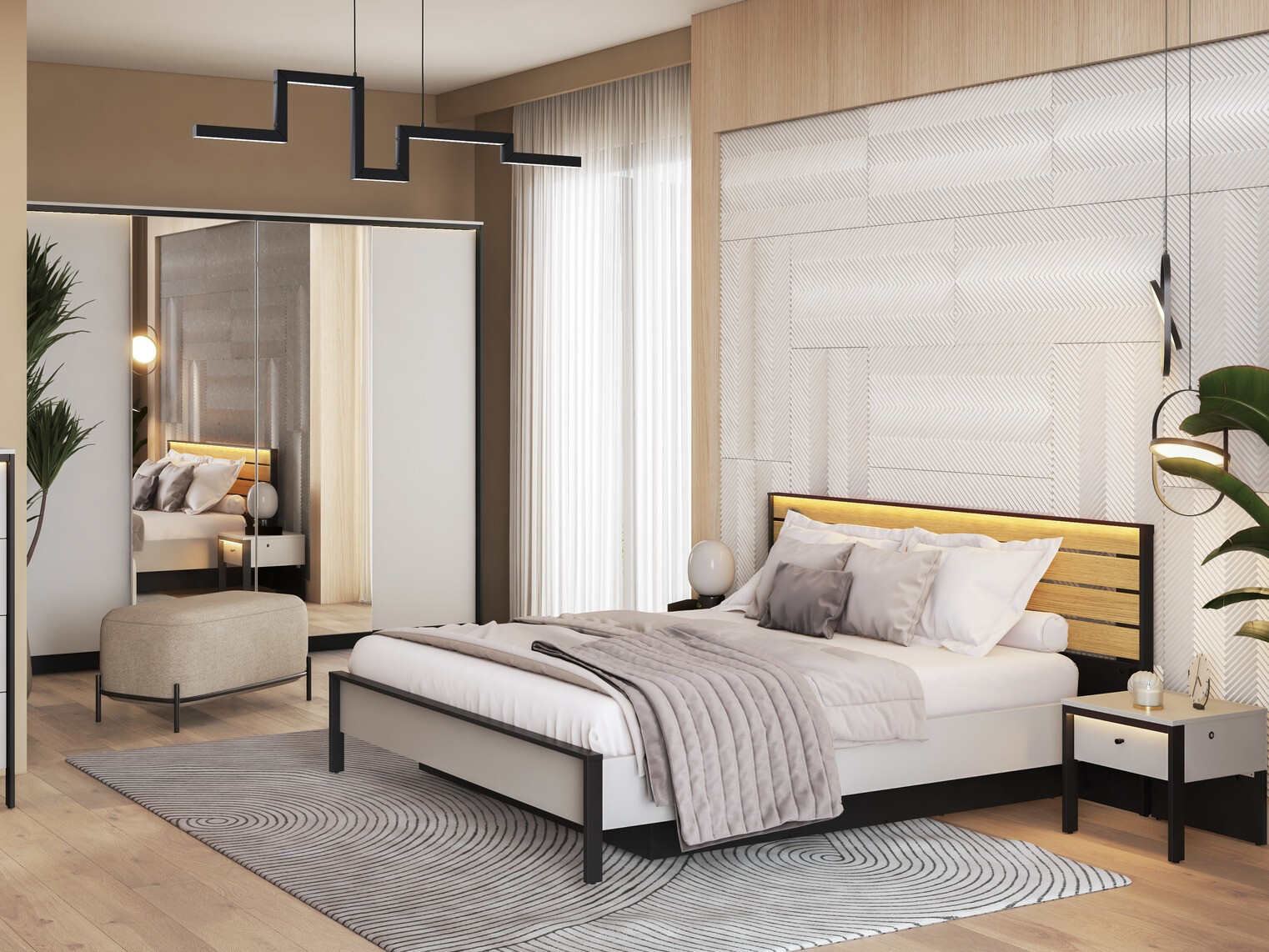 Soveværelsessæt Almela 105 (Nej)