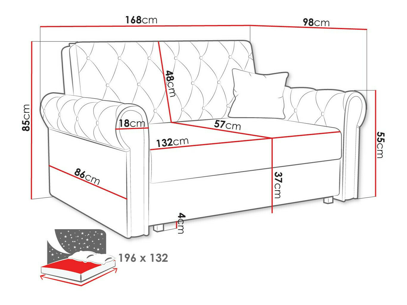 Sovesofa Aelara III (Paros 2)