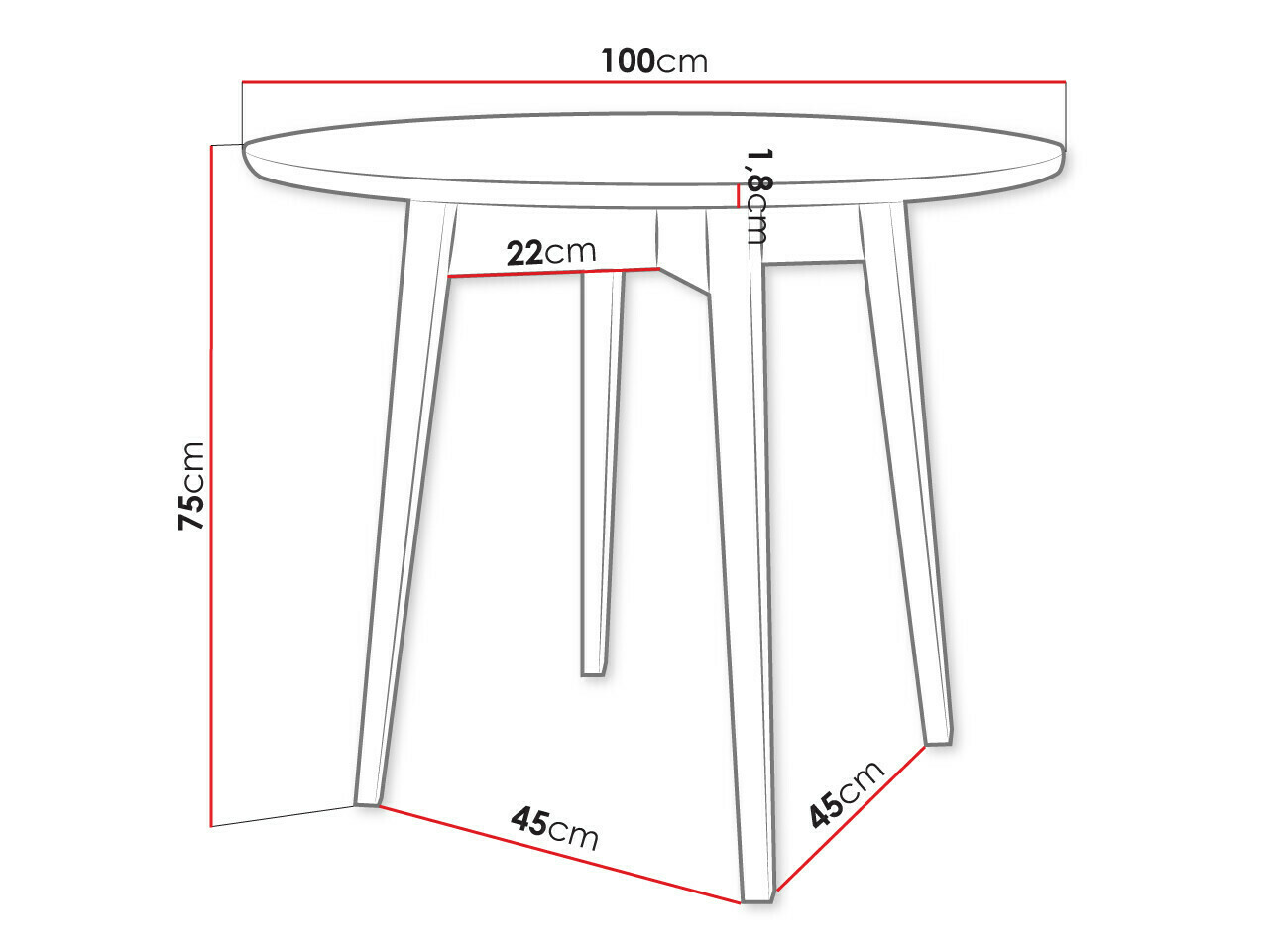 Spisestuesæt Racine 124 (Sort)