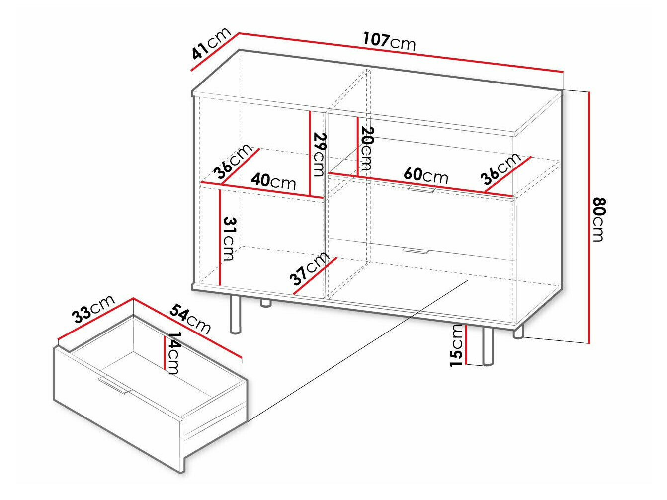 Kommode Decus (Kashmir)
