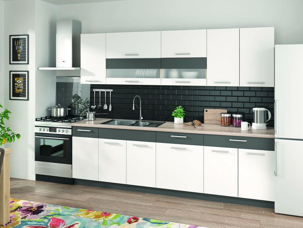 Modulhjørnevægskab Mode White 108