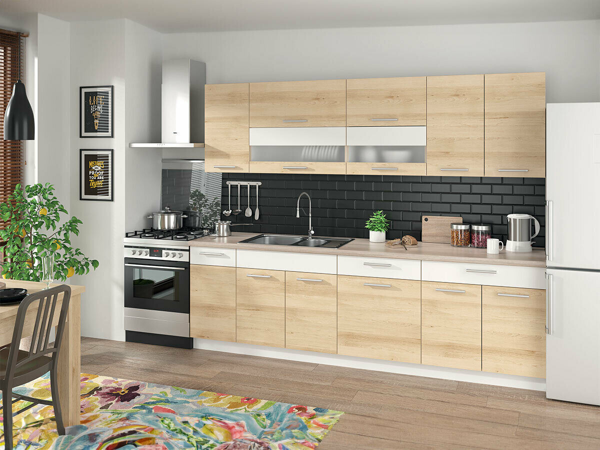 Modulvægskab Mode Beech 100